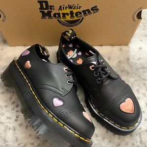 Dr. Martens 1461 Quad Heart ❤️ Platform Derby/Oxford MSRP$190 Cute &Sweet